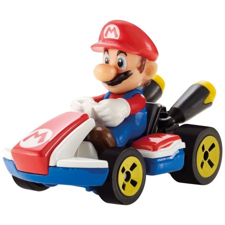 Figura mattel hot wheels mario kart -  mario