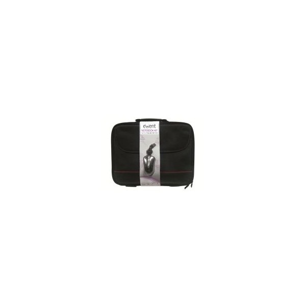 Kit ewent bolsa notebook para portatil 15.6 pulgadas  mouse raton usb