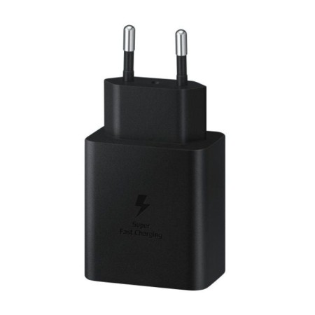 Cargador de Pared Samsung EP-T4510XBEGEU/ 1xUSB Tipo-C + Cable USB Tipo-C/ 45W