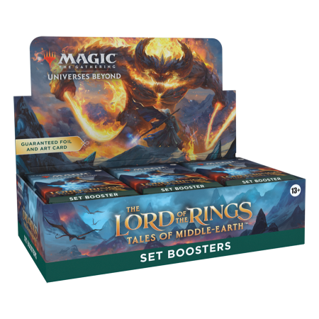 Caja de cartas magic the gathering set boosters the lord of the rings 30 unidades inglés