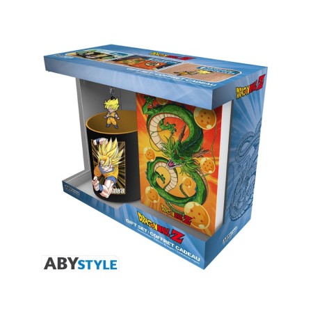 Set abysse dragon ball taza  llavero  libreta