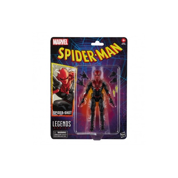 Figura hasbro marvel legends series spider - man spider - shot