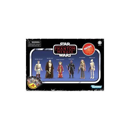 Figuras hasbro star wars phantom menace retro collection