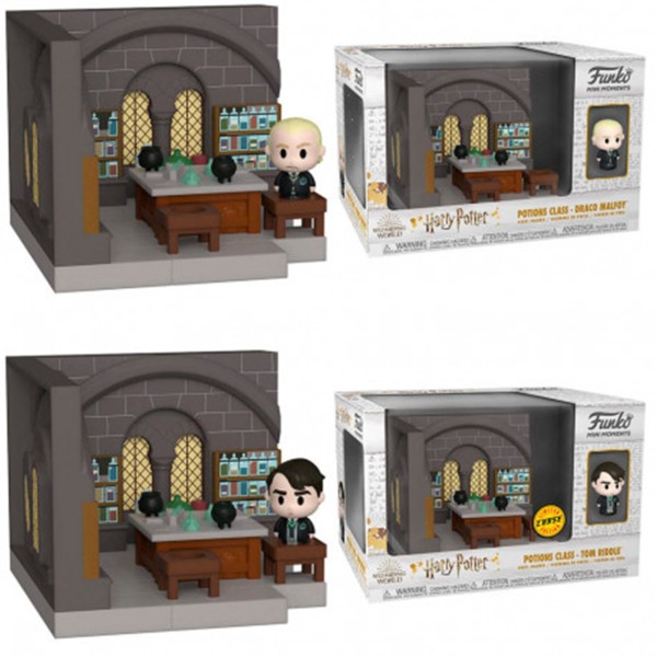 Mini moments funko harry potter aniversario draco malfoy clases de pociones con opcion chase 57362