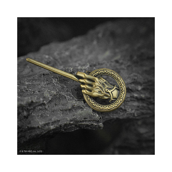 Broche cinereplicas juego de tronos mano del rey