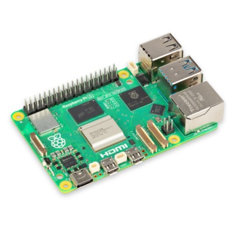 Raspberry pi 5 bcm2712 - arm cortex - a76 - 8gb ram - microsd - wifi - hdmi - botón de encendido
