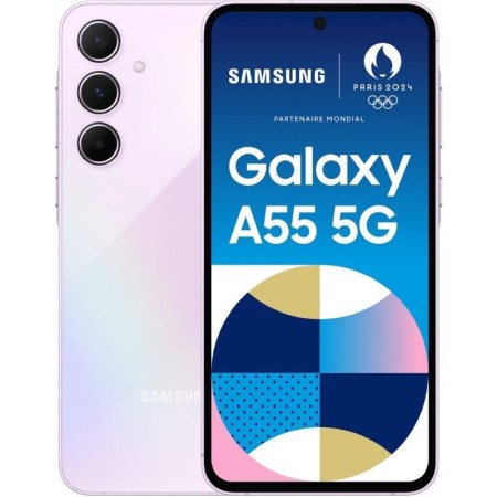 Smartphone Samsung Galaxy A55 8GB/ 128GB/ 6.6"/ 5G/ Lavanda