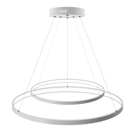 Luminaria colgante ELIX, 60W, blanco, Ø57+38cm · 4000 · Blanco neutro