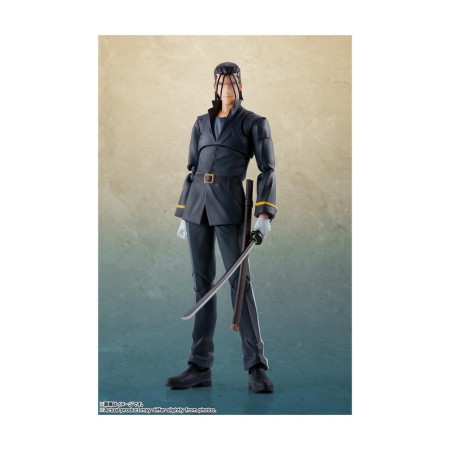 Figura tamashii nations hajime saito 165 cm rurouni kenshin sh figuarts