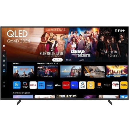 Televisor Samsung QLED Q64D TQ55Q64DAU 55"/ Ultra HD 4K/ Smart TV/ WiFi