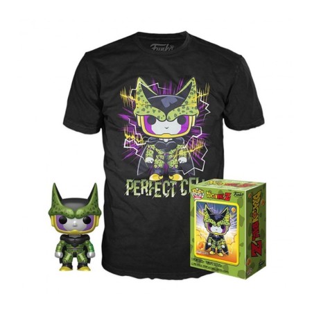 Funko pop dragon ball z celula perfecto  camiseta talla aleatoria ut - 56669