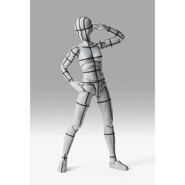 Body chan - sports edition wire frame -  (gray color ver.) fig. 13 -5 cm body kun - body chan