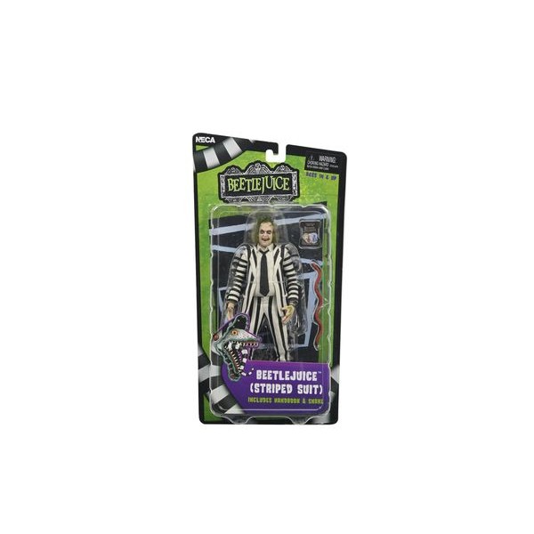 Beetlejuice black and white striped suit scale action fig. 18 cm beetlejuice (1988)