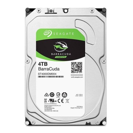 Disco Duro Seagate BarraCuda 4TB/ 3.5"/ SATA III/ 256MB