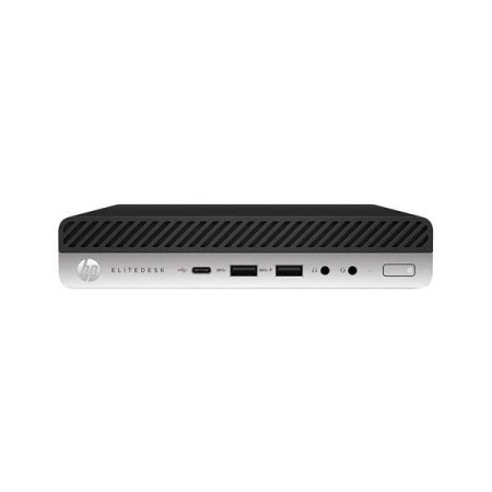 Ordenador reacondicionado mini hp elitedesk 800 g3 - i5 - 7th - 8gb - 256gb m2 - win 10 pro - sin cable trebol