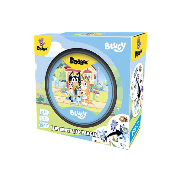 Juego de mesa dobble bluey