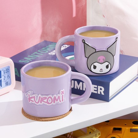 Taza con relieve paladone hello kitty kuromi