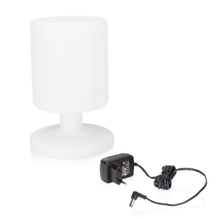 Lámpara de Mesa Smartwares 5000.472/ 4.7W/ Blanca