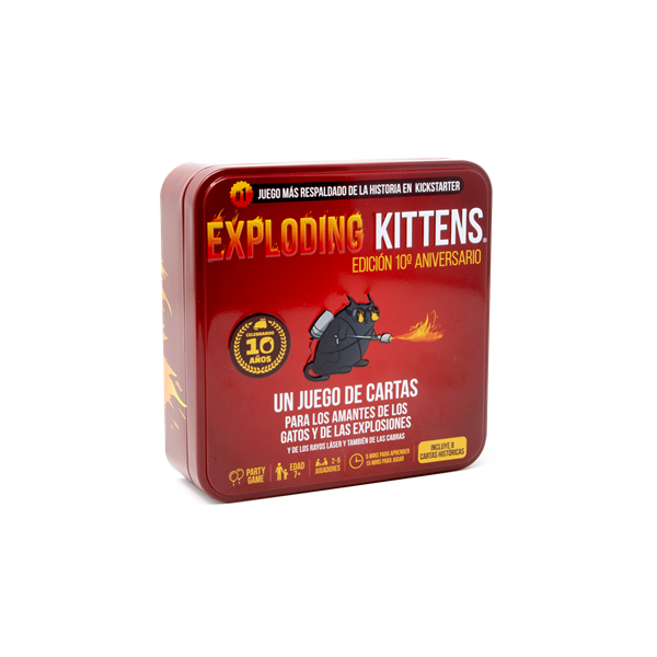 Juego de mesa exploding kittens 10 aniversario