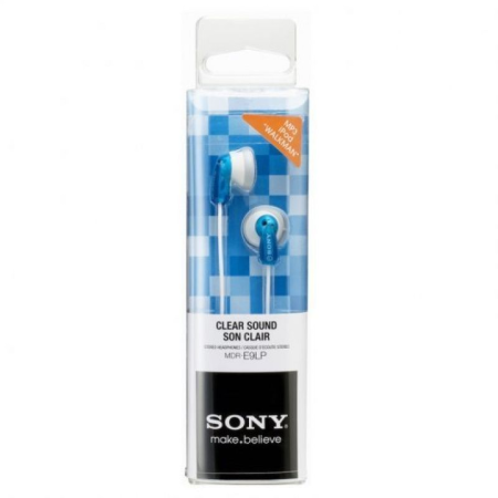 Auriculares Intrauditivos Sony MDR-E9LP/ Jack 3.5/ Azules