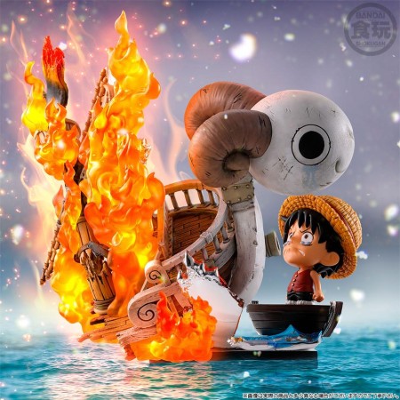 Figura candy one piece memories of the journey tsukuru going merry
