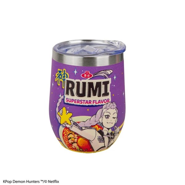 Taza de viaje isotermica cinereplicas kpop demon hunters rumi superstar flavor