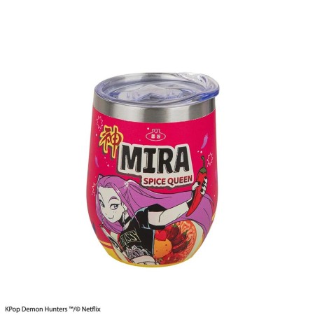 Taza de viaje isotermica cinereplicas kpop demon hunters mira spice queen