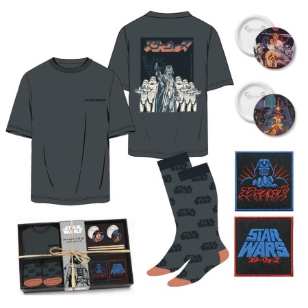 Camiseta corta single jersey set star wars l