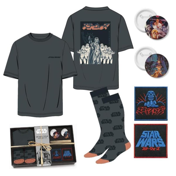 Camiseta corta single jersey set star wars xl