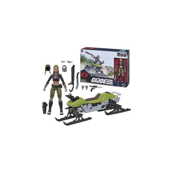 Figura hasbro g.i. joe classified series cobra zanya & dreadnok chamaleon