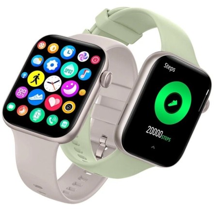 Smartwatch SPC Smartee Duo 2 9650B/ Notificaciones/ Frecuencia Cardíaca/ Blanco/ Incluye Correa Extra