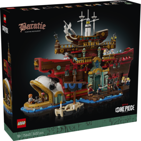 Lego one piece restaurante flotante baratie