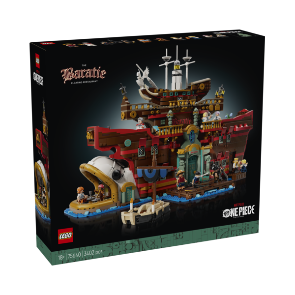 Lego one piece restaurante flotante baratie