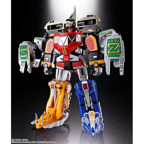 Figura tamashii nations kyouryuu sentai zyuranger soul of chogokin gx - 72 daijyujin & gx - 78 dragon caesar