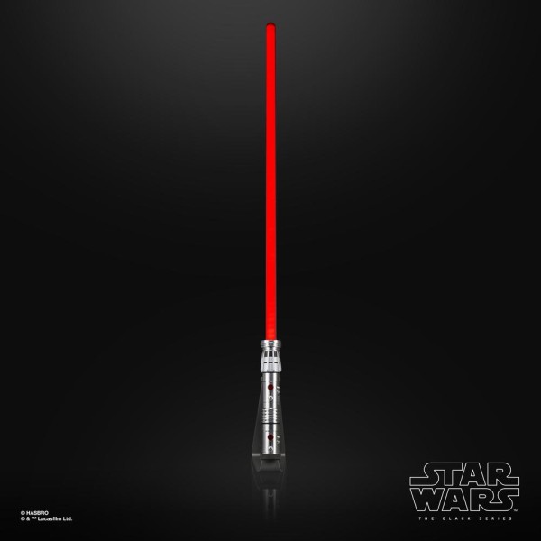 Sable de luz electrónico premium force fx elite hasbro star wars the black series maul