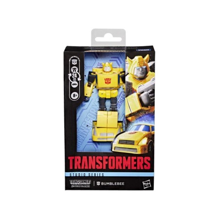 Figura articulada bumblebee clase deluxe transformers devastatión -  studio series 10 -5cm hasbro