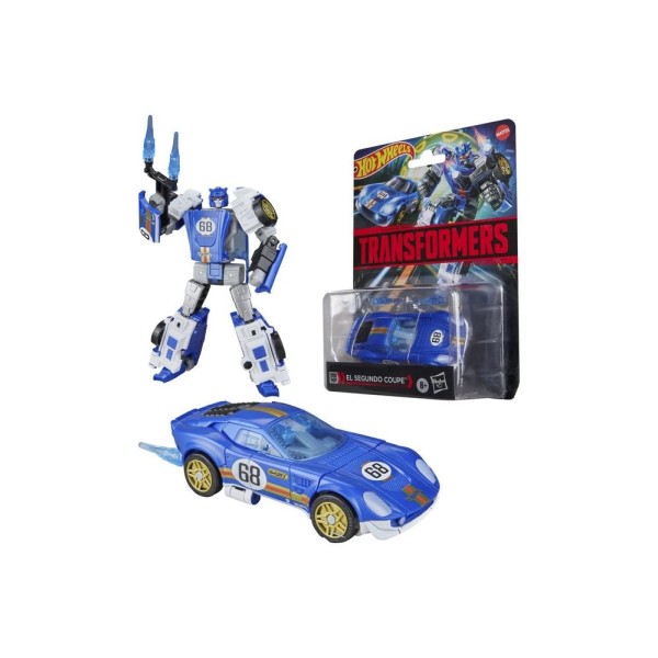 Figura hasbro transformers x hot wheels el segundo coupe