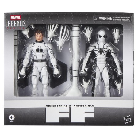 Pack 2 figuras hasbro marvel legends series mister fantastick & spiderman