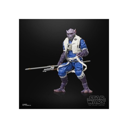 Figura hasbro star wars the black series the mandalorian and grogu zeb orrelios (new republic pilot)