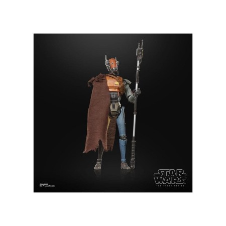 Figura hasbro star wars the black series the mandalorian and grogu mercenary guard droid