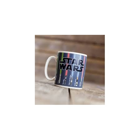Taza térmica star wars espadas láser
