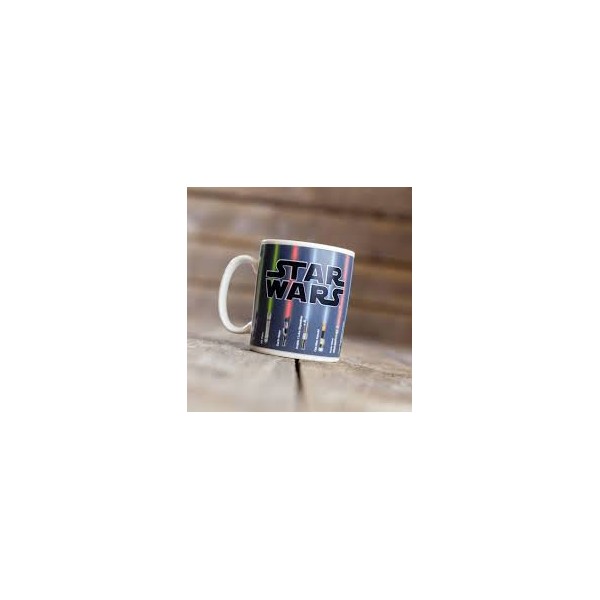 Taza térmica star wars espadas láser