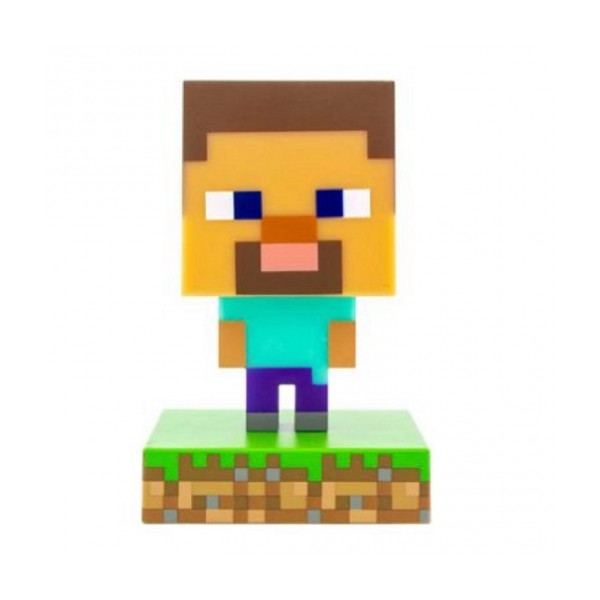 Lampara paladone icon minecraft steve