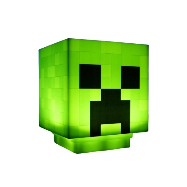 Lampara paladone minecraft creeper verde