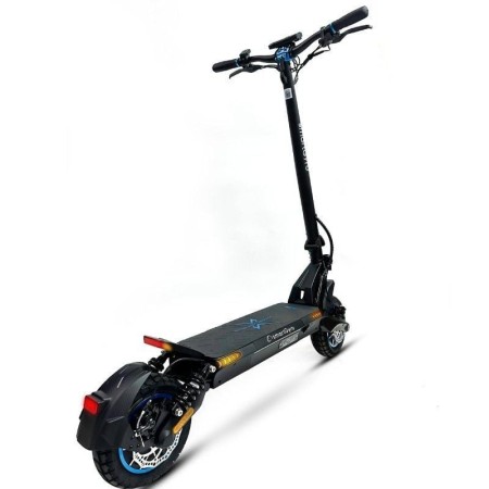 Patinete Eléctrico SmartGyro CrossOver Dual Max Certificado/ Motor 1000W/ Ruedas 10"/ 25km/h/ Autonomía 60km/ Negro