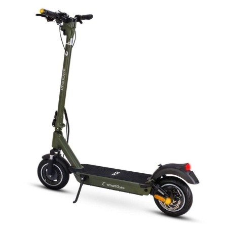 Patinete Eléctrico SmartGyro K2 Army Certificado/ Motor 800W/ Ruedas 10"/ 25km/h /Autonomía 50km/ Verde