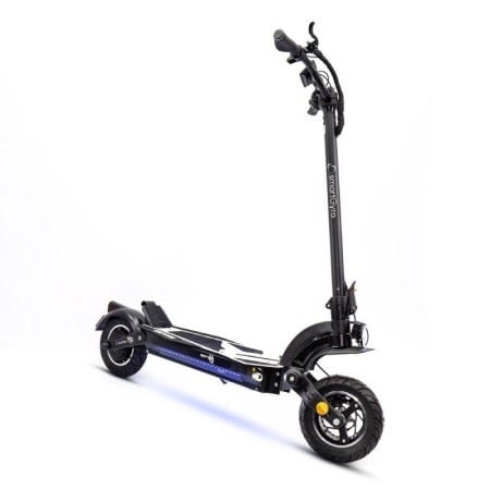 Patinete Eléctrico SmartGyro Raptor Certificado/ Motor 1000W/ Ruedas 10"/ 25km/h /Autonomía 70km/ Negro