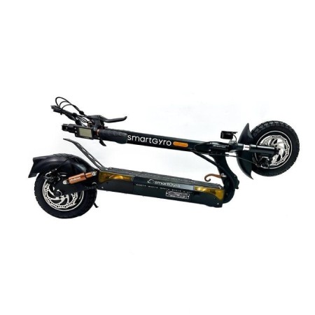 Patinete Eléctrico SmartGyro Rockway PRO Certificado/ Motor 1000W/ Ruedas 10"/ 25km/h /Autonomía 60km/ Negro