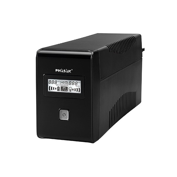 Sai ups phasak 650va interactive avr 2xschuko ph 9465 0.65kva
