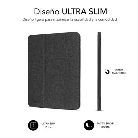 Funda Subblim Shock Case para Tablet iPad 9/8/7 Gen 10.2"/ Negra